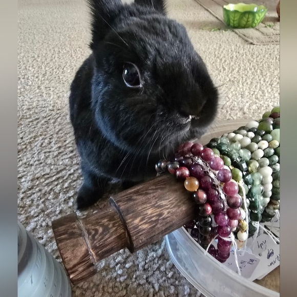 10mm Rhodochrosite With Shell Heart Bracelet - Picture 6 of 6